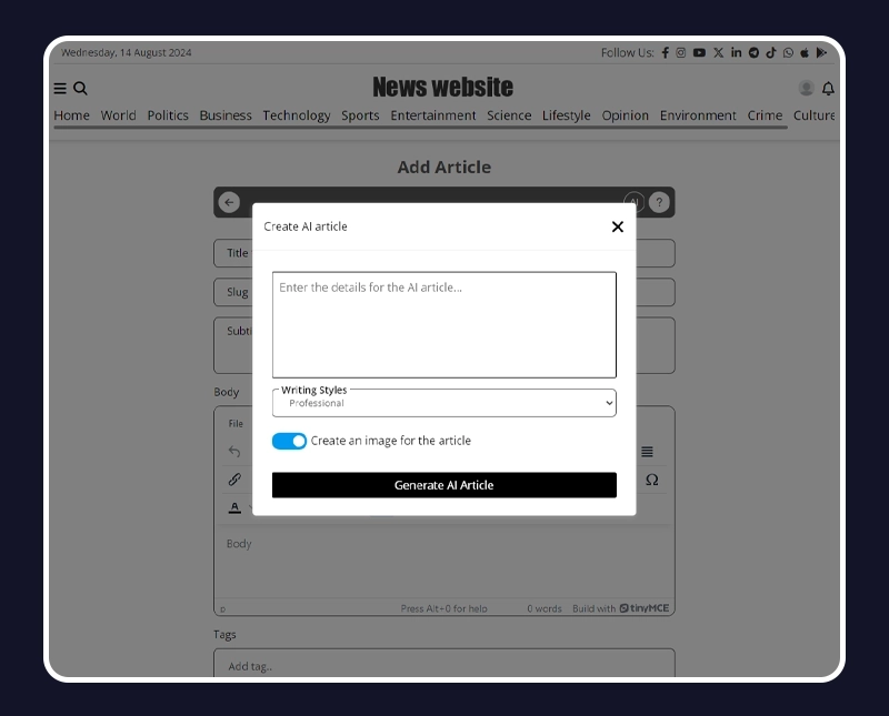 Advanced AI Features