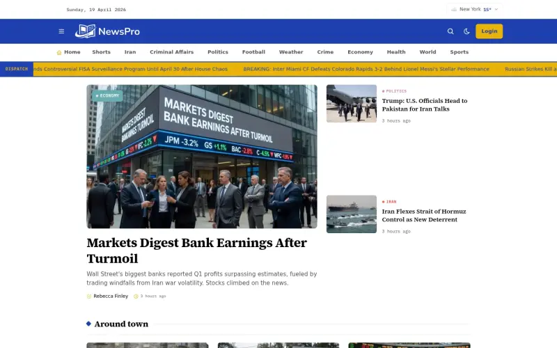 Harbor template homepage