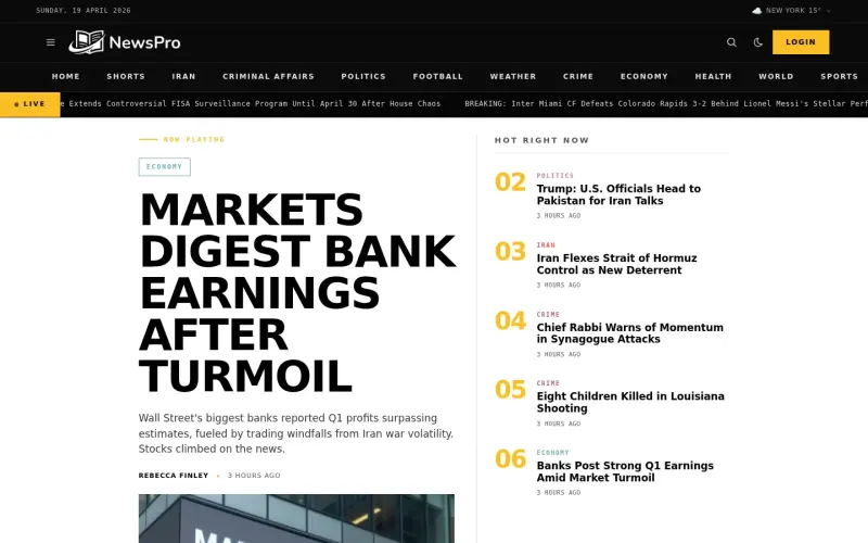 Muse template homepage