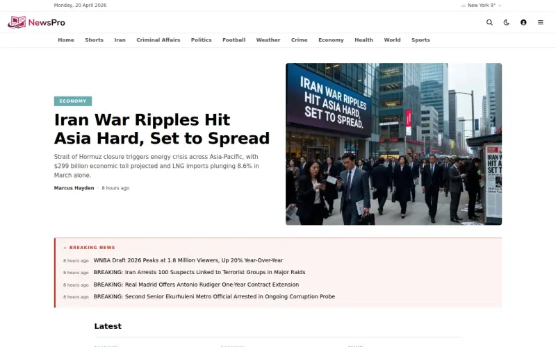 Starter template homepage